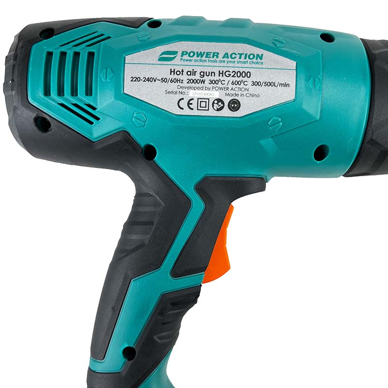 سشوار صنعتی 2000 وات پاور اکشن کد HG2000 (10) سشوار صنعتی 2000 وات پاور اکشن کد HG2000 (10)