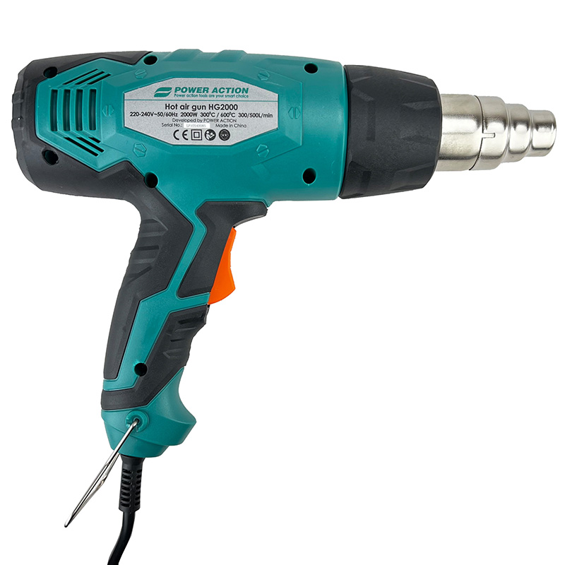 سشوار صنعتی 2000 وات پاور اکشن کد HG2000 (5) سشوار صنعتی 2000 وات پاور اکشن کد HG2000 (5)